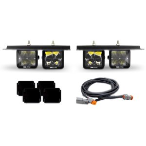 Ford Bronco Light Pods - Fog - Borne Off-Road - Direct Fit - Modular Bumper Kit of 4 - `21-`27
